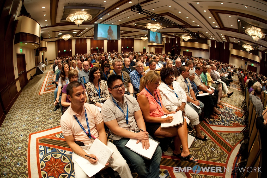 The packed ballroom at the Empower Network event in Atlanta, June 2012