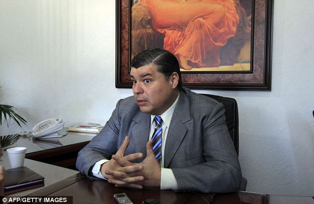 Government interaction: Doctor Enrique Rabago Solorio answered questions following the claims made by the girl's mother, which have since been revoked by state officials